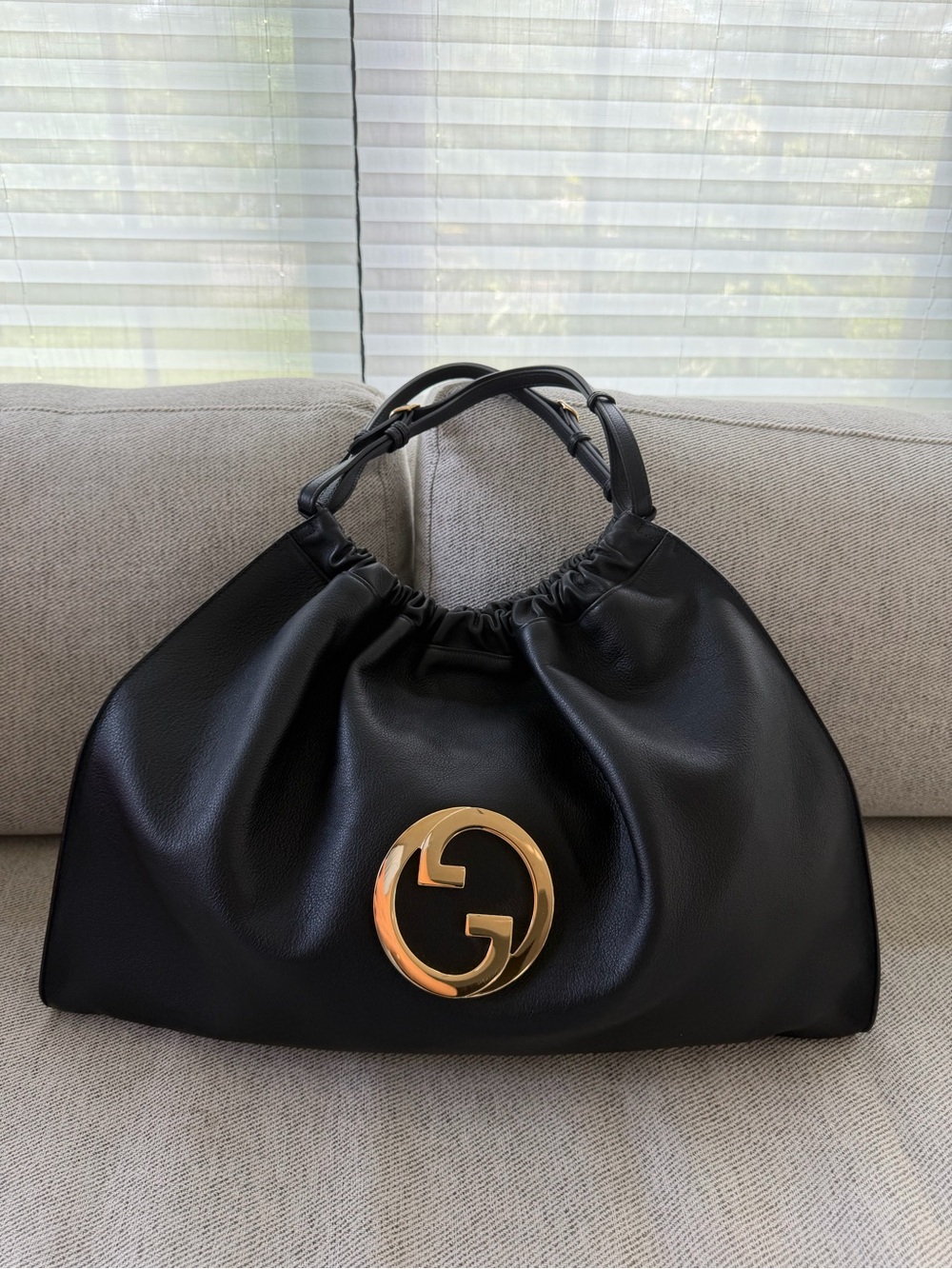 Gucci Blondie Large Black Leather BNWT